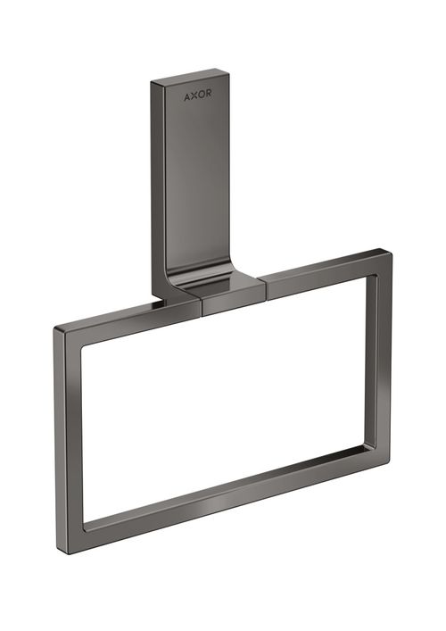 AXOR-HG-AXOR-Universal-Rectangular-Handtuchring-Polished-Black-Chrome-42623330 gallery number 1